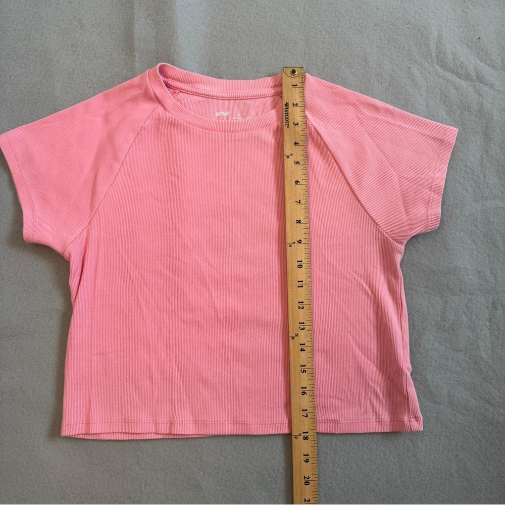 Aerie Pink Crop Top with - Picture 4 of 8